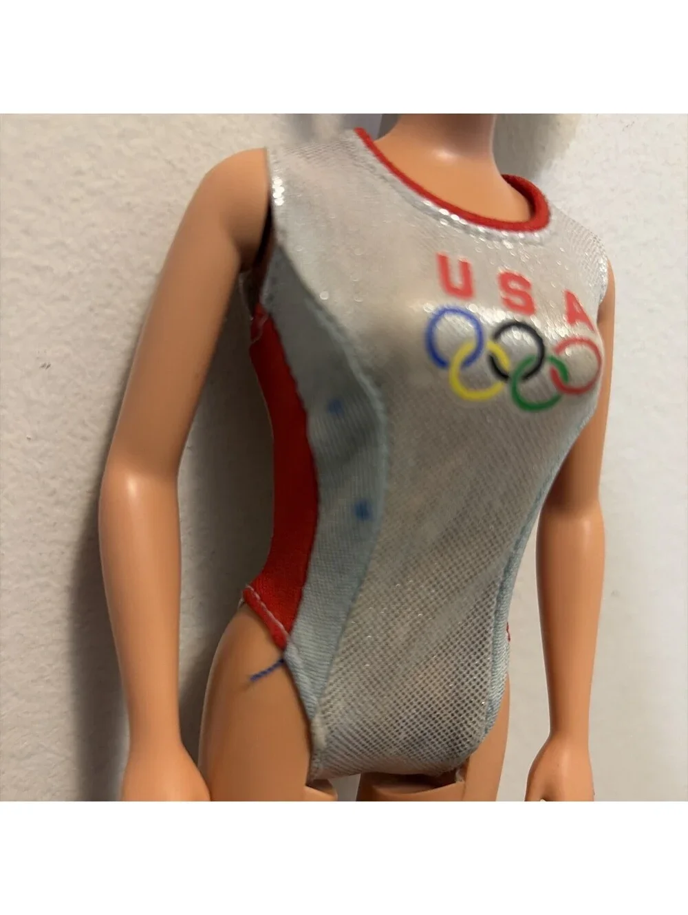 Vintage 1993 Mattel USA Olympic Swimming Champion Barbie Doll
